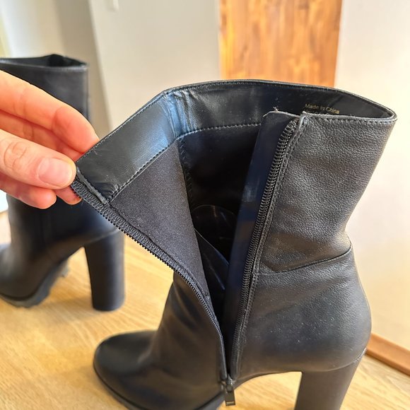 BLACK ALDO BOOTS SIZE WOMEN'S 9 - Picture 4 of 7